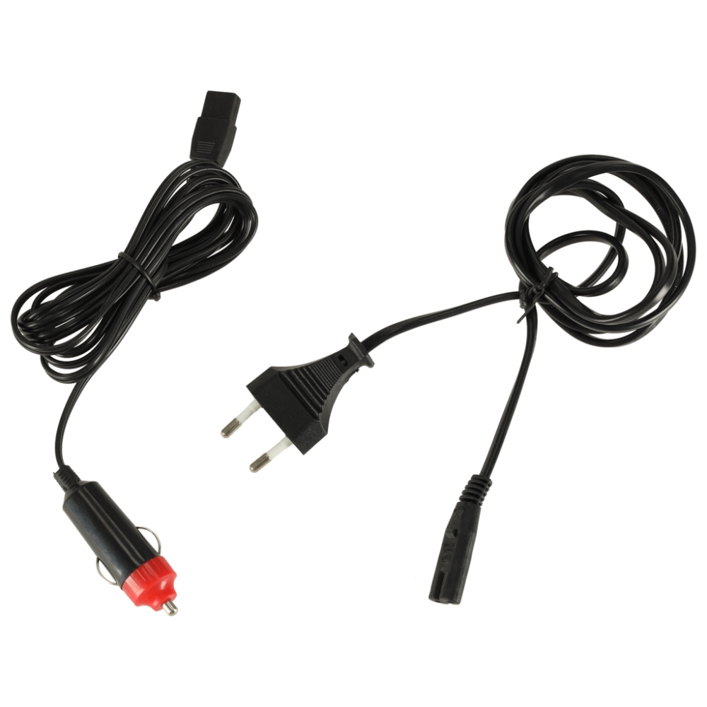 Elektrinis automobilinis mini kelioninis šaldytuvas maistui, kosmetikai, šildymui, šaldymui 2in1, 4L, baltos spalvos-Namai, lais
