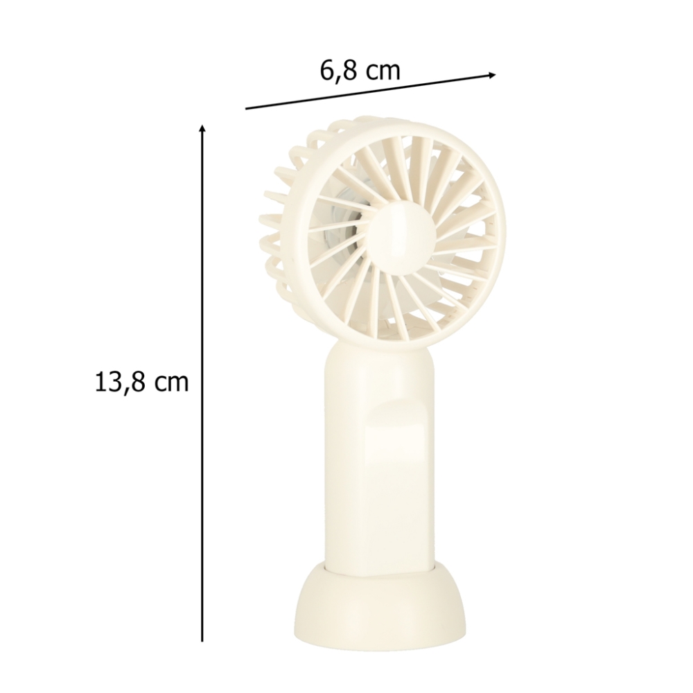 Stalinis ventiliatorius mini rankinis ventiliatorius nešiojamas USB 13,8 cm