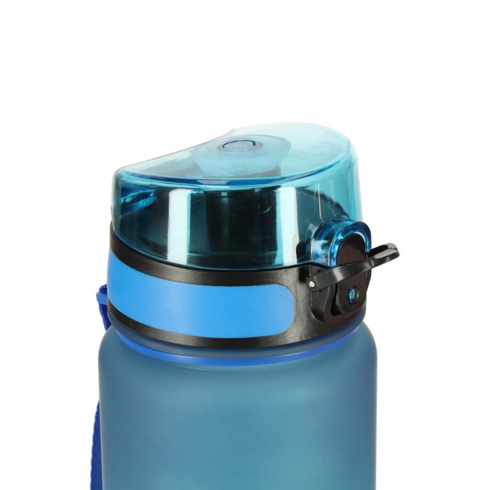 Vandens buteliukas sportinis buteliukas su kandikliu BPA FREE 600ml mėlynai žalios spalvos
