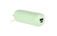 Stalinis ventiliatorius mini rankinis sulankstomas ventiliatorius nešiojamas USB žalias