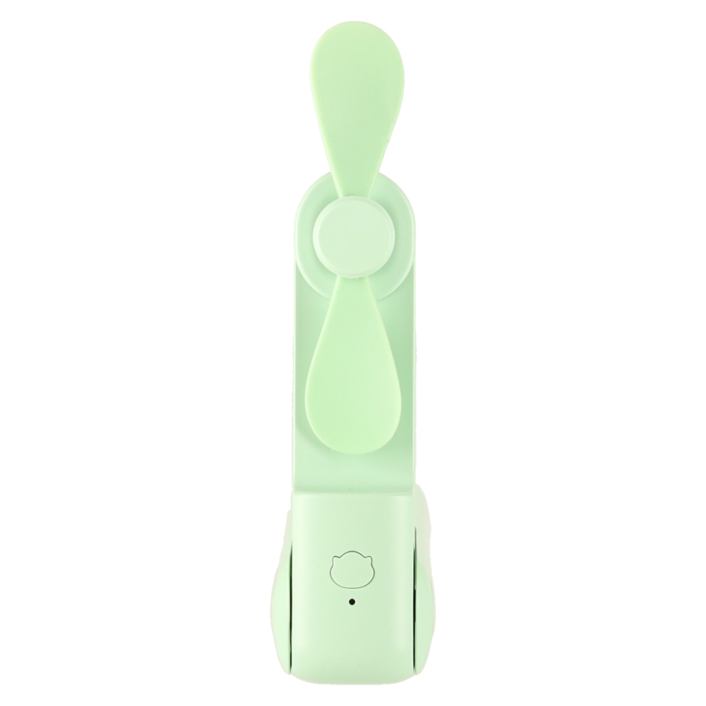 Stalinis ventiliatorius mini rankinis sulankstomas ventiliatorius nešiojamas USB žalias