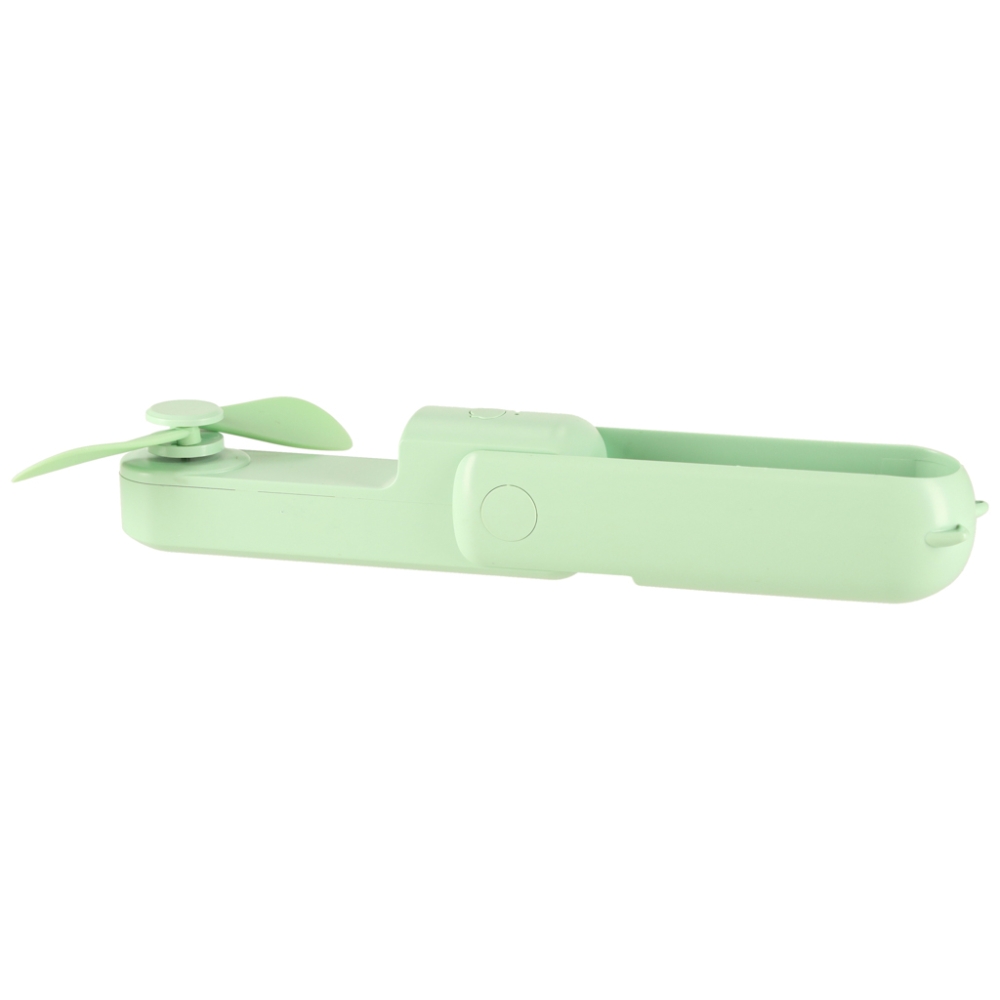 Stalinis ventiliatorius mini rankinis sulankstomas ventiliatorius nešiojamas USB žalias