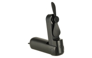 Mini stalinis ventiliatorius USB juodas