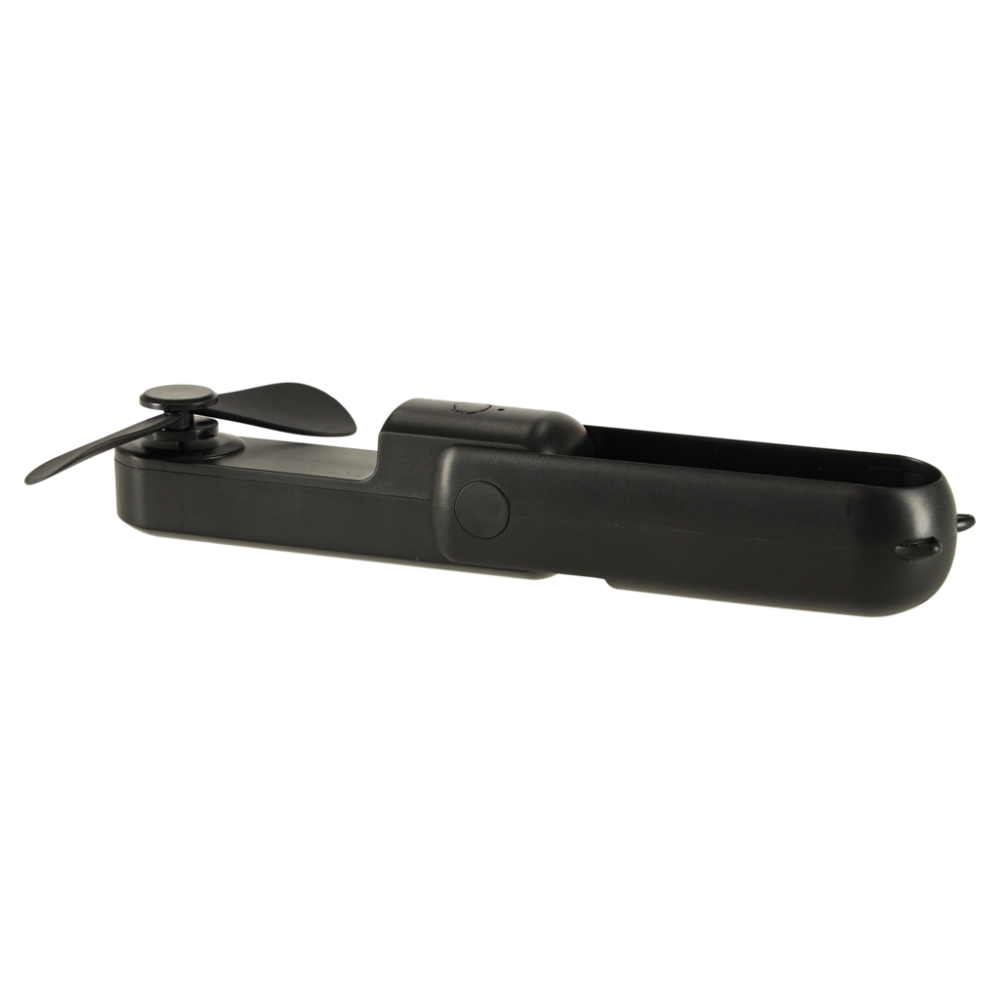 Mini stalinis ventiliatorius USB juodas