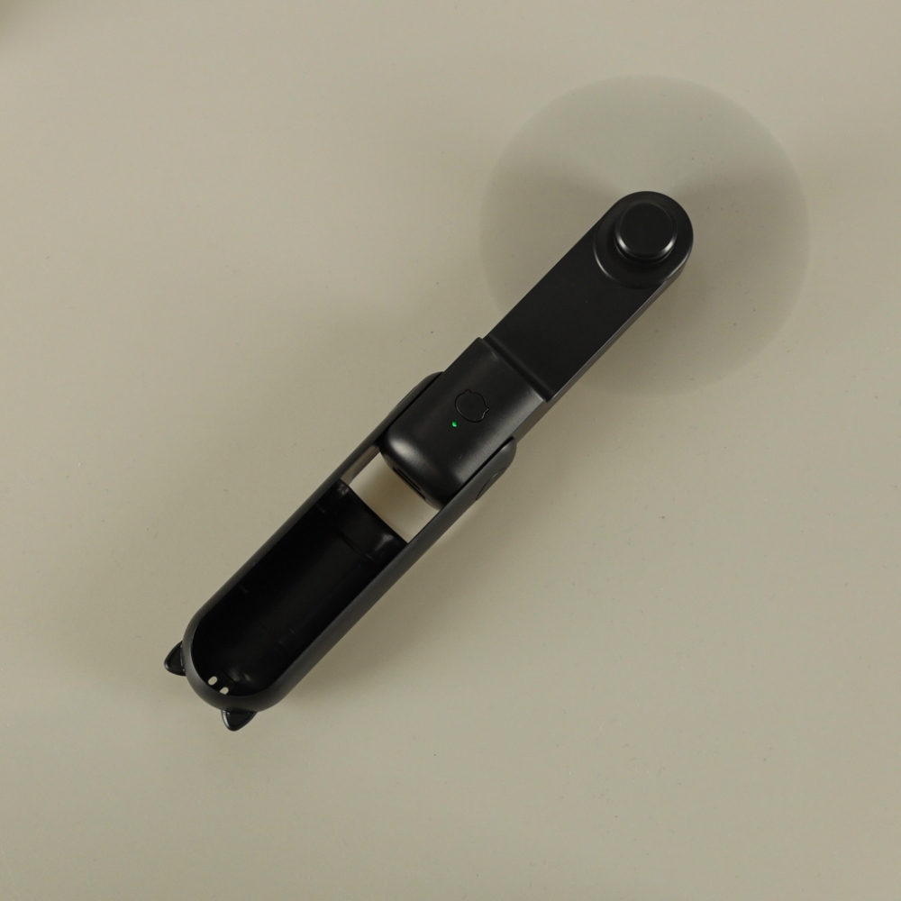Mini stalinis ventiliatorius USB juodas