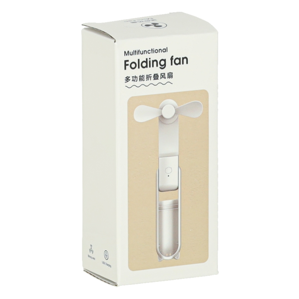 Mini stalinis ventiliatorius USB juodas