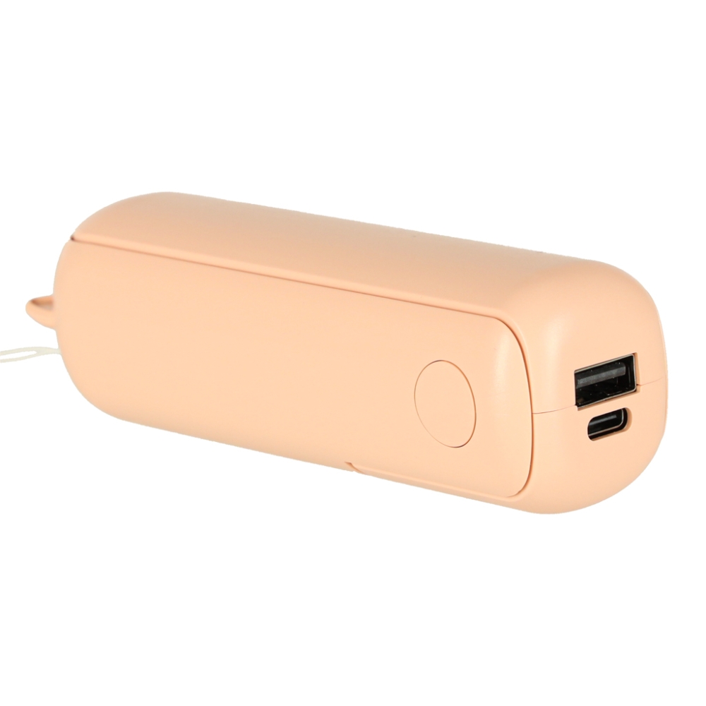 Stalinis ventiliatorius mini rankinis sulankstomas ventiliatorius nešiojamas USB rožinės spalvos