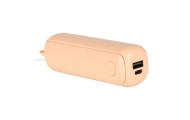 Stalinis ventiliatorius mini rankinis sulankstomas ventiliatorius nešiojamas USB rožinės spalvos