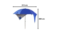 Sulankstomas paplūdimio skėtis / sodo palapinė XXL 213cm