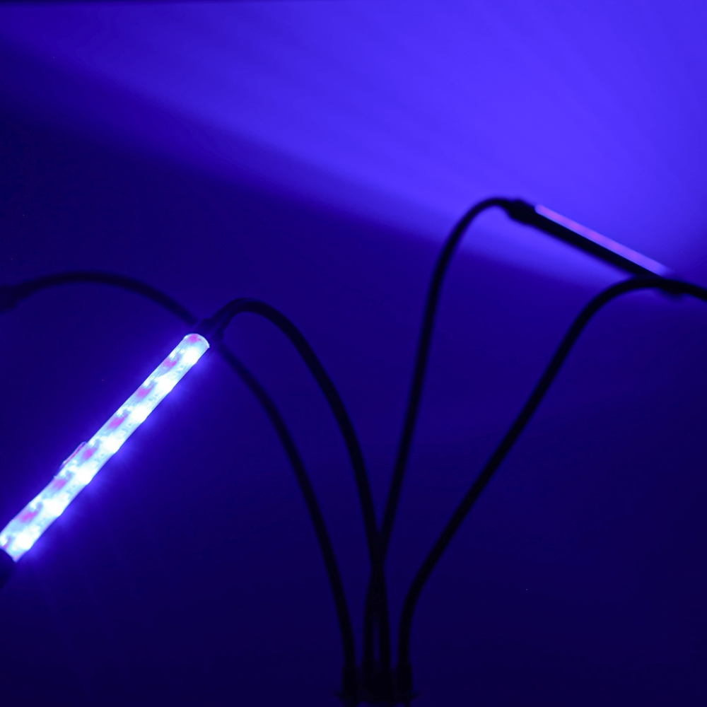 LED augalų augimo lempa ant stovo 4x80LED
