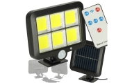 Saulės judesio ir sutemų jutiklio lempa 120 LED