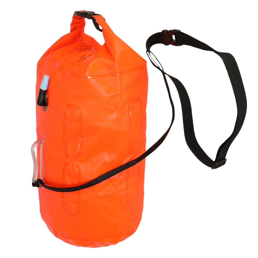 Plaukimo / gelbėjimo plūduras su dirželiu ir švilpuku 20l