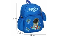 Vaikų kuprinė Astronautas 30x22x11cm-Drabužiai ir aksesuarai, Aksesuarai, Rankinės, kuprinės, lagaminai-e-vaikas
