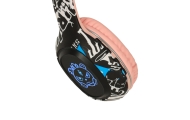 "Bluetooth" belaidės ausinės į ausis "Gaming Sport" rožinės spalvos