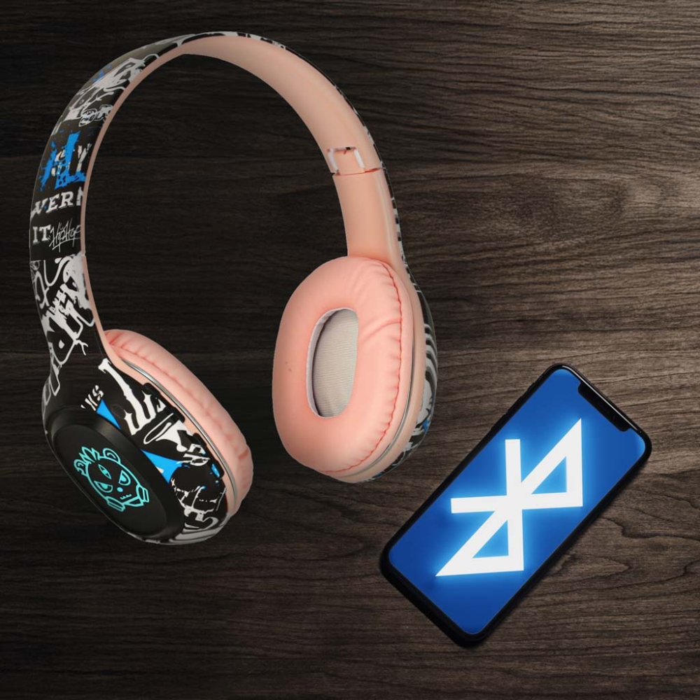Belaidės ausinės "Gaming Sport" Bluetooth rožinės spalvos-Drabužiai ir aksesuarai, Aksesuarai, Kiti aksesuarai-e-vaikas