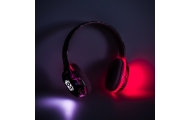 "Bluetooth" belaidės ausinės į ausis "Gaming Sport" rožinės spalvos