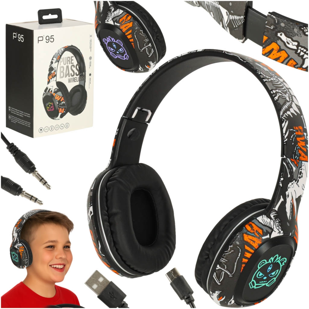 Belaidės ausinės į ausis "Gaming Sport" Bluetooth, juodos spalvos-Drabužiai ir aksesuarai, Aksesuarai, Kiti aksesuarai-e-vaikas