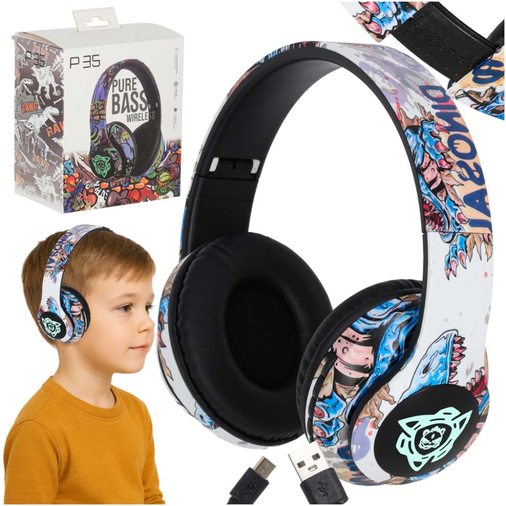 Belaidės ausinės Bluetooth RGB Gaming Sport 150mAh-Drabužiai ir aksesuarai, Aksesuarai, Kiti aksesuarai-e-vaikas