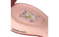 Gravitacinis paspirtukas su rankena LED Swing FIX S1 rožinis max 65kg-Judėjimui, Paspiriamosios mašinėlės ir jų priedai, Paspiri