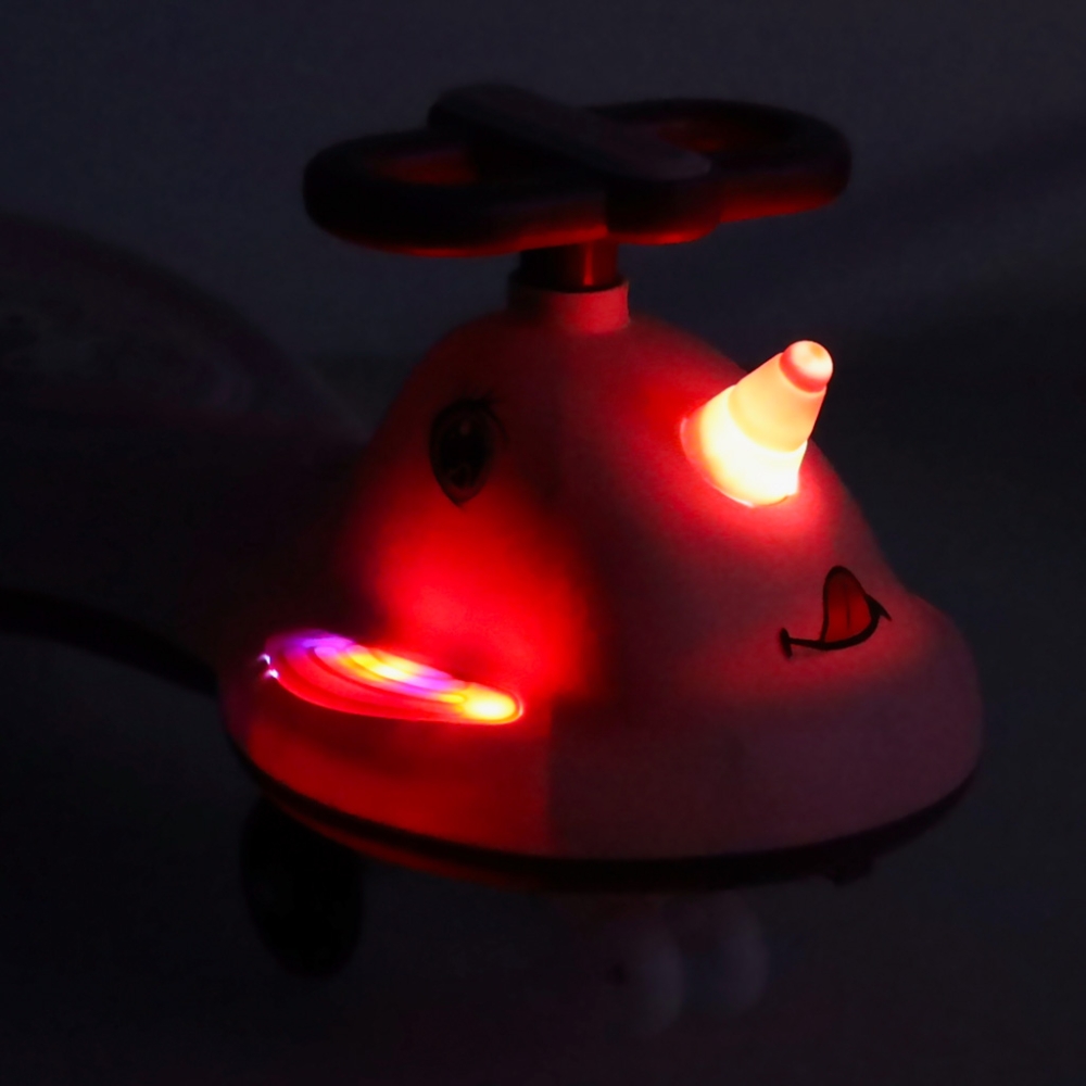 Gravitacinis paspirtukas su rankena LED Swing FIX S1 rožinis max 65kg-Judėjimui, Paspiriamosios mašinėlės ir jų priedai, Paspiri