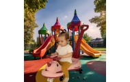Gravitacinis paspirtukas su rankena LED Swing FIX S1 rožinis max 65kg-Judėjimui, Paspiriamosios mašinėlės ir jų priedai, Paspiri