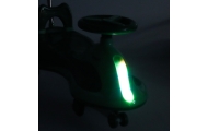 LED Swing FIX S2 gravitacinis paspirtukas su žalia rankena max 100kg-Judėjimui, Paspiriamosios mašinėlės ir jų priedai, Paspiria