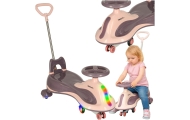 Gravitacinis paspirtukas su rankena LED Swing FIX S2 violetinės spalvos iki 100 kg-Judėjimui, Paspiriamosios mašinėlės ir jų pri