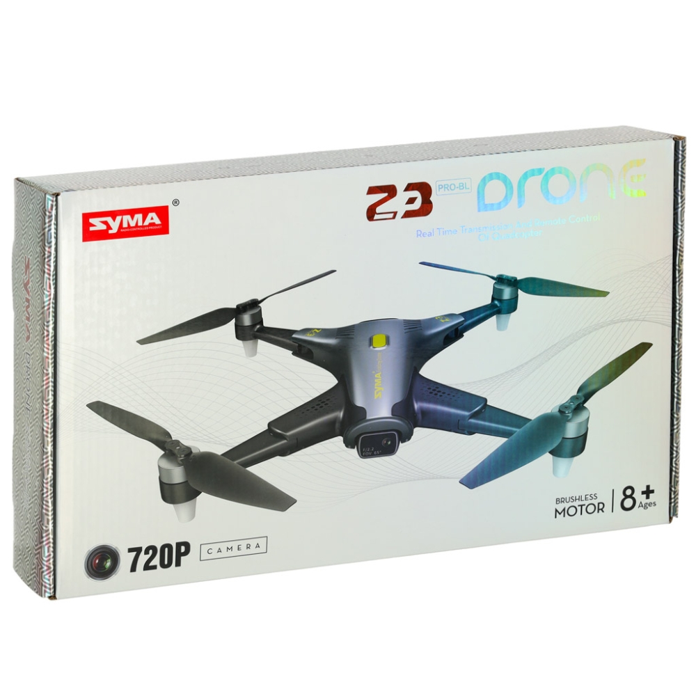 "Syma Z3PRO" 2,4 GHz 4CH Wi-Fi RC dronas juodas
