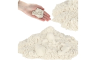 Kinetinis smėlis 1 kg maišelyje, baltas-Žaislai, Kūrybiniai žaislai, Lipdymas-e-vaikas