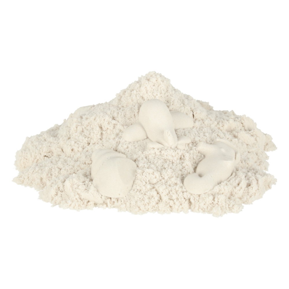 Kinetinis smėlis 1 kg maišelyje, baltas-Žaislai, Kūrybiniai žaislai, Lipdymas-e-vaikas