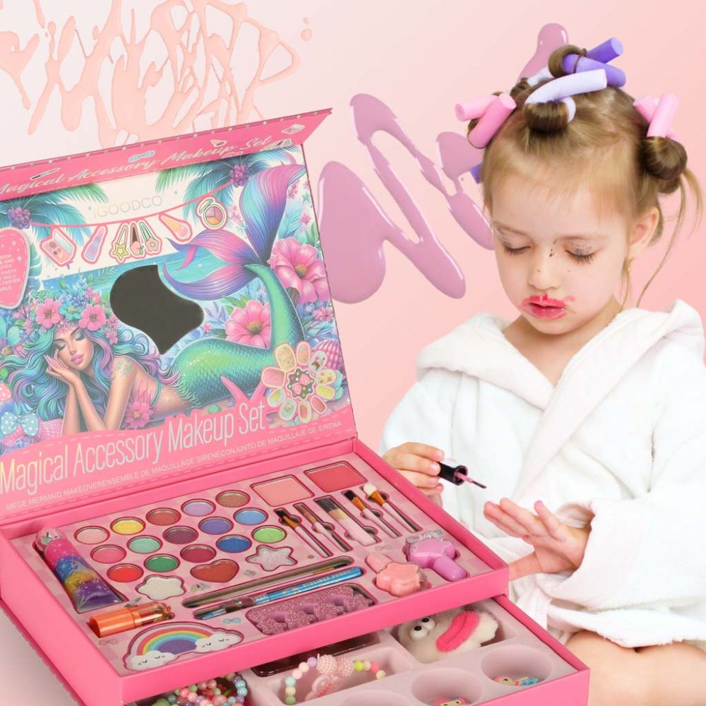 Makiažo ir nagų kosmetikos rinkinys Undinė-Žaislai, Kosmetika, aksesuarai-e-vaikas