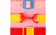 Sensory sensory montessori manipuliatorių lentos kuprinės dėklas rožinis