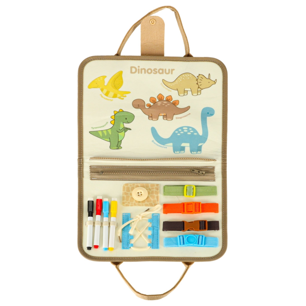 Sensorinė edukacinė lenta Montessori Dinozauras-Žaislai, Kūdikiams, Žaislai mažyliams (iki 4 m.