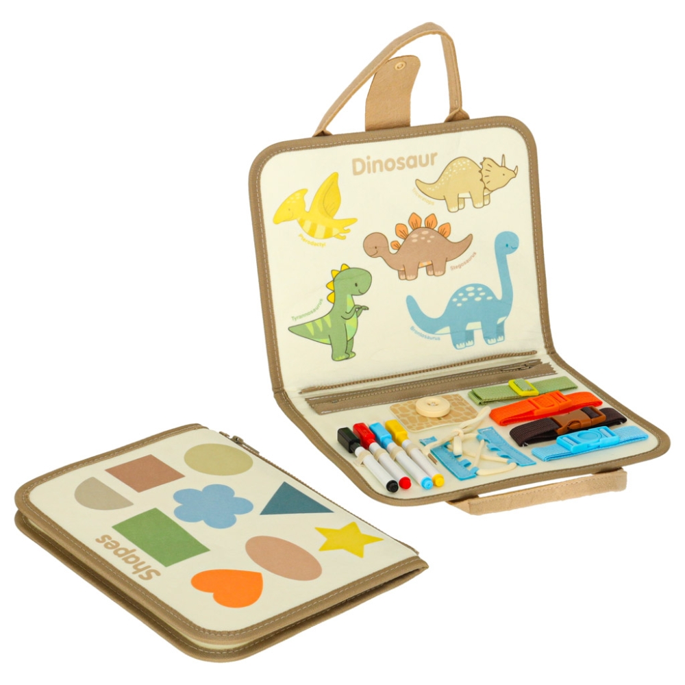 Sensorinė edukacinė lenta Montessori Dinozauras-Žaislai, Kūdikiams, Žaislai mažyliams (iki 4 m.
