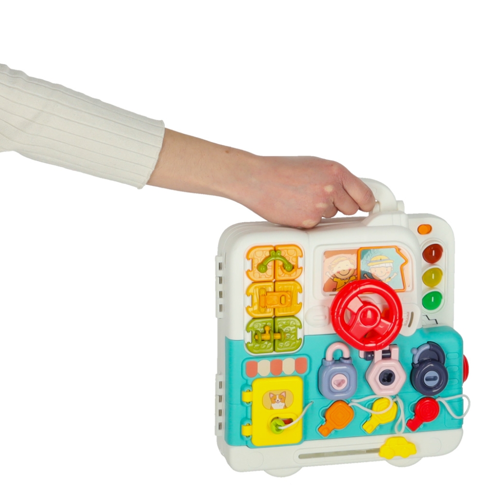 Edukacinė lenta montessori Meškiukas XXL šviesa garsas-Žaislai, Kūdikiams, Žaislai mažyliams (iki 4 m.