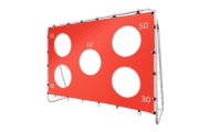 Vaikų futbolo treniruočių vartai 2in1 + taiklumo kilimėlis 215 x 153 x 76 cm-Žaislai, Lauko žaislai, Lauko žaidimai ir sporto pr