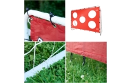 Vaikų futbolo treniruočių vartai 2in1 + taiklumo kilimėlis 215 x 153 x 76 cm-Žaislai, Lauko žaislai, Lauko žaidimai ir sporto pr