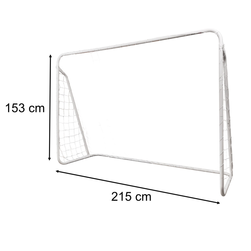 Vaikų futbolo treniruočių vartai 2in1 + tikslumo kilimėlis 215 x 153 x 76 cm