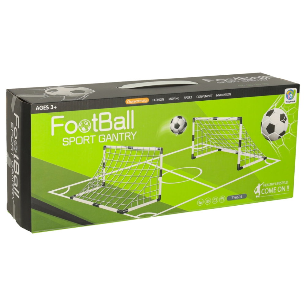 Vaikiški treniruočių futbolo vartai 2vnt 95 x 48 x 70 cm