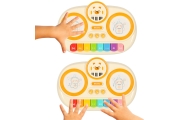 Vaikiškas interaktyvus edukacinis pianinas smėlio spalvos-Žaislai, Kūdikiams, Žaislai mažyliams (iki 4 m.
