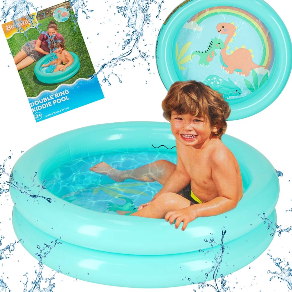 Vaikų baseinas 61cm BESTWAY 51061, turkio sp.-Žaislai, Lauko žaislai, Baseinai, Pripučiami baseinai-e-vaikas