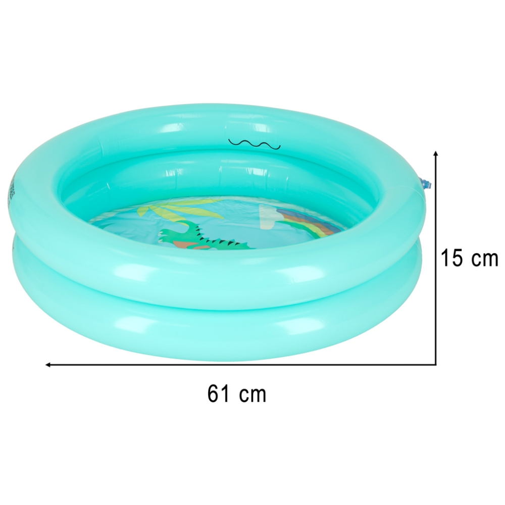 Vaikų baseinas 61cm BESTWAY 51061, turkio sp.-Žaislai, Lauko žaislai, Baseinai, Pripučiami baseinai-e-vaikas