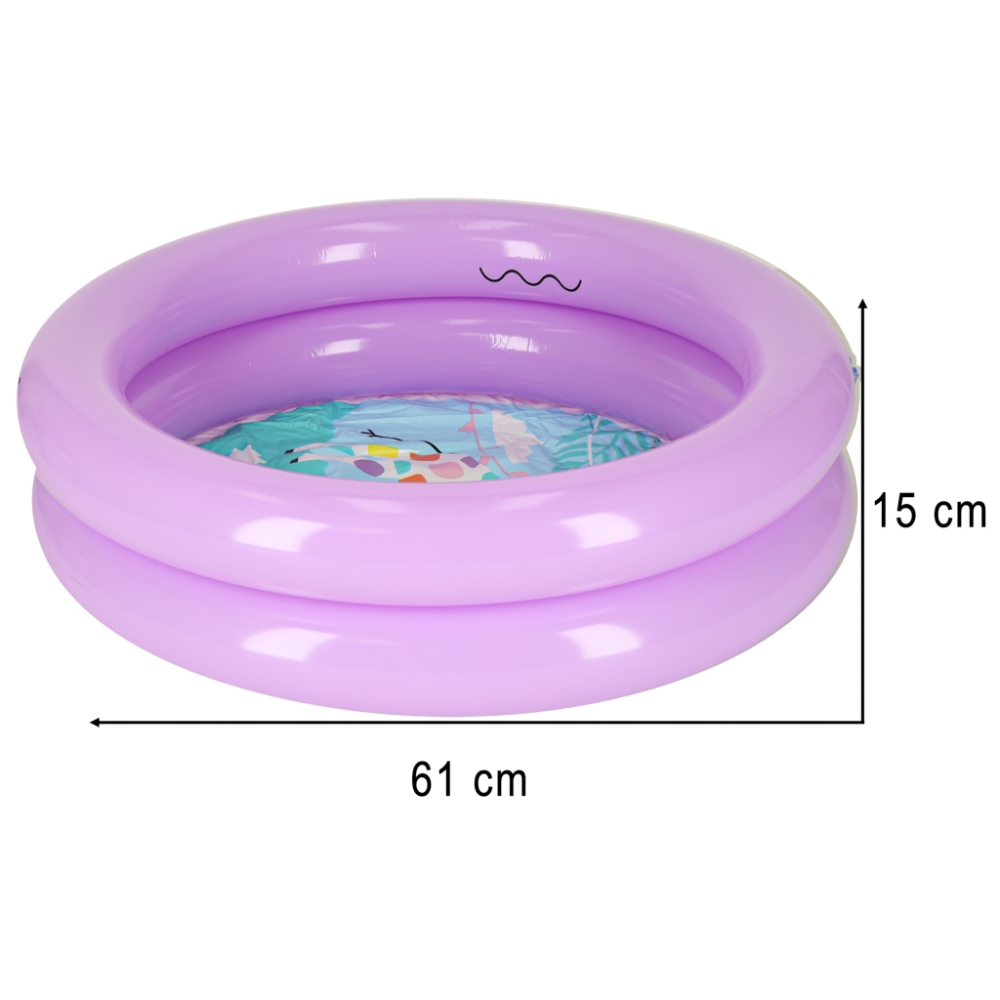 Vaikiškas baseinas 61 cm BESTWAY 51061, violetinis-Žaislai, Lauko žaislai, Baseinai, Pripučiami baseinai-e-vaikas