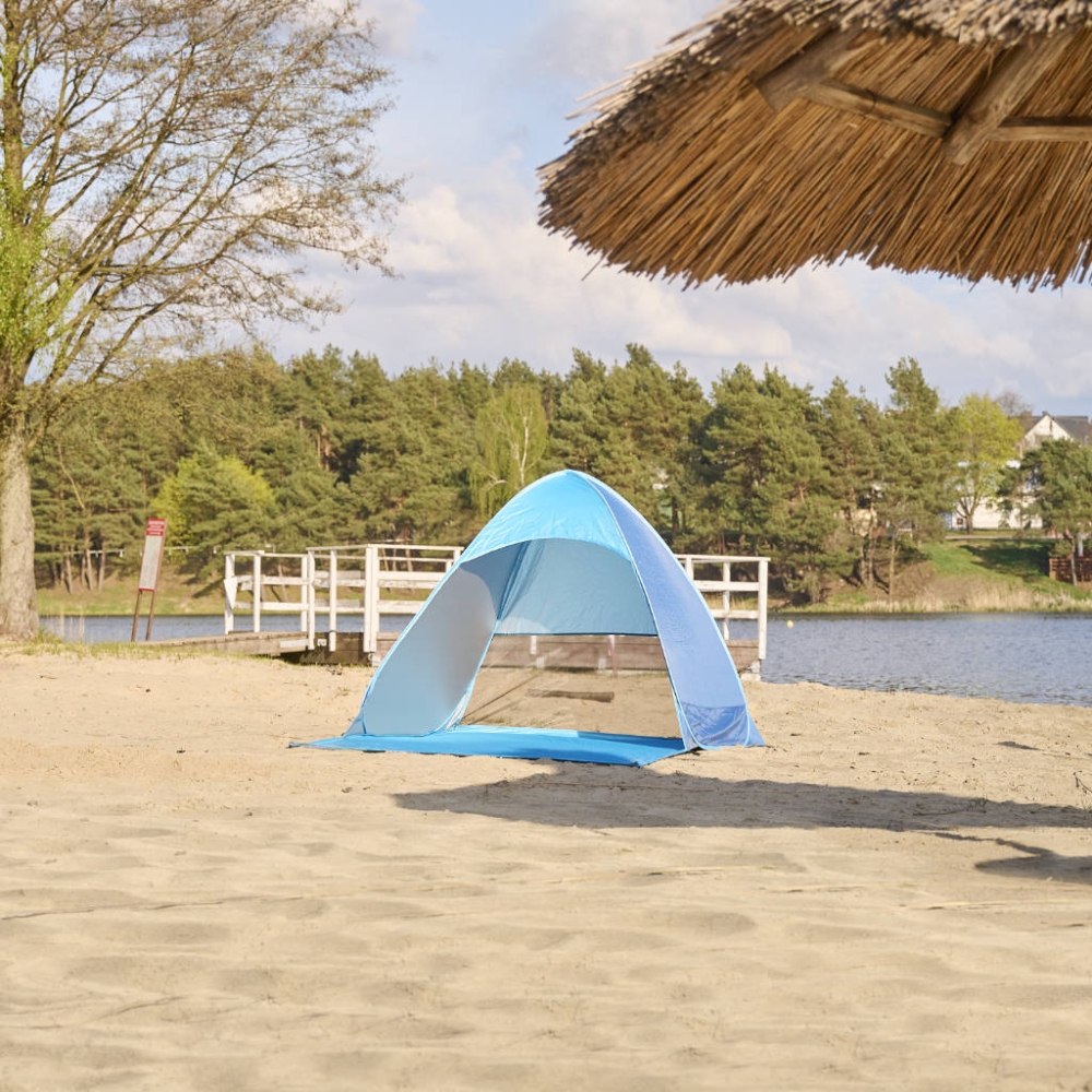 Savaime išsilankstanti paplūdimio palapinė mėlyna-Namai, laisvalaikis, turizmas, Turizmas-e-vaikas