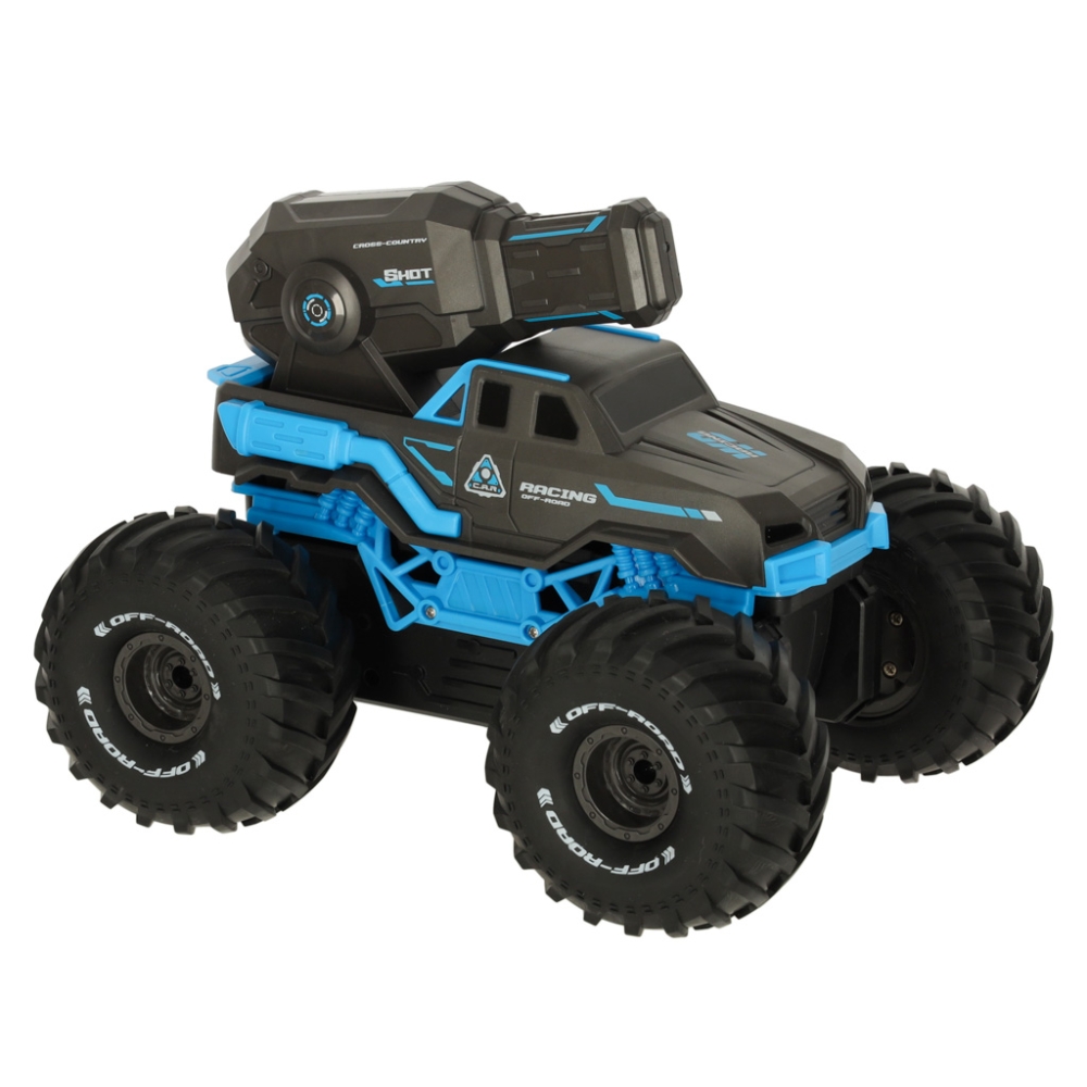 RC amfibija automobilis, valdomas rankų gestais + 2 nuotolinio valdymo pulteliai mėlynas-Žaislai, Auto ir transporto žaislai, Va