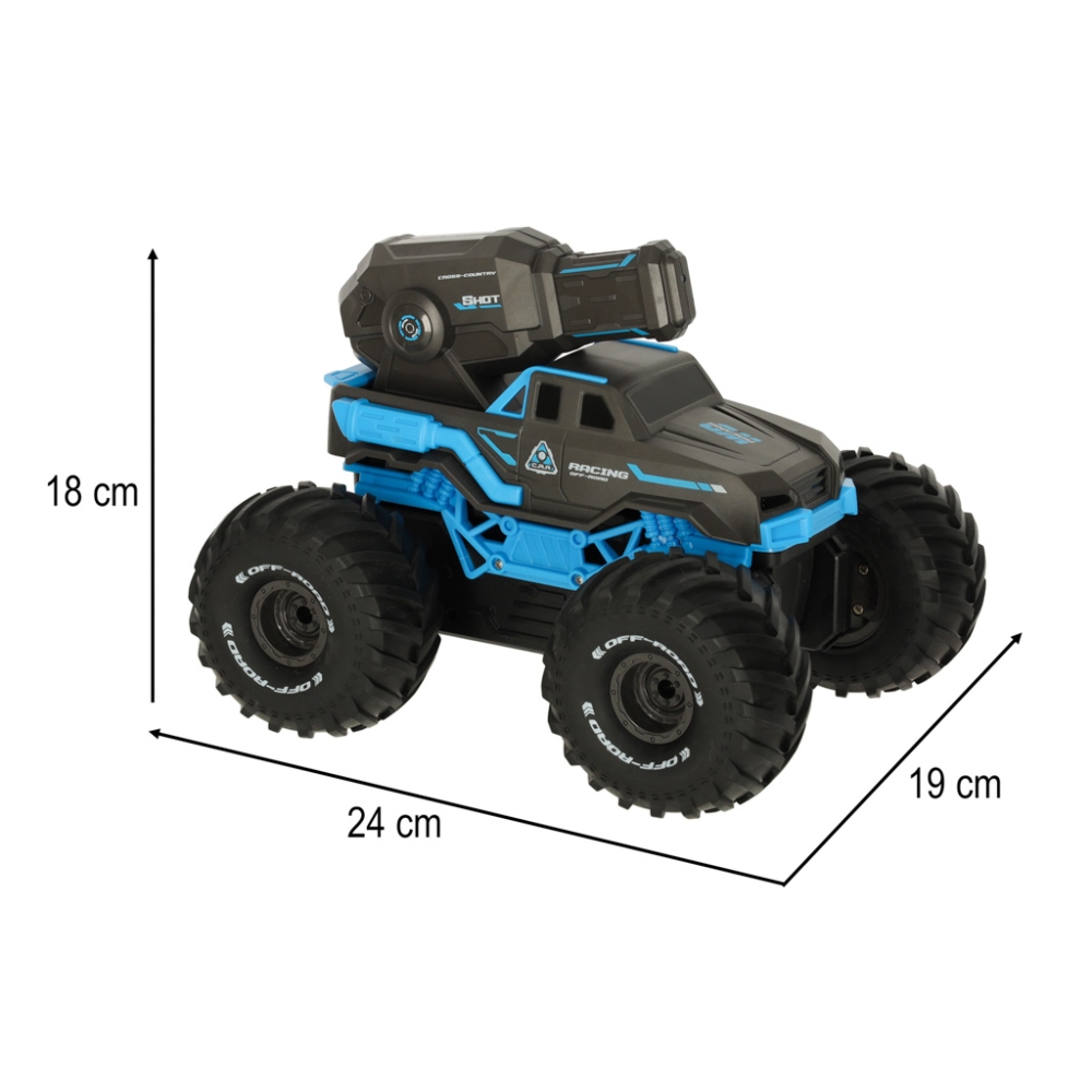 RC amfibija automobilis, valdomas rankų gestais + 2 nuotolinio valdymo pulteliai mėlynas-Žaislai, Auto ir transporto žaislai, Va