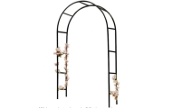 Metalinė sodo arka gėlėms, gebenėms, vijokliniams augalams, 240 x 140 cm