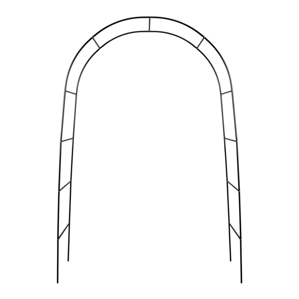 Metalinė sodo arka gėlėms, gebenėms, vijokliniams augalams, 240 x 140 cm