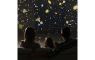 Dangaus žvaigždžių projektorius LED naktinė šviesa USB planetariumas planetos 12 diskų 360° laikmatis