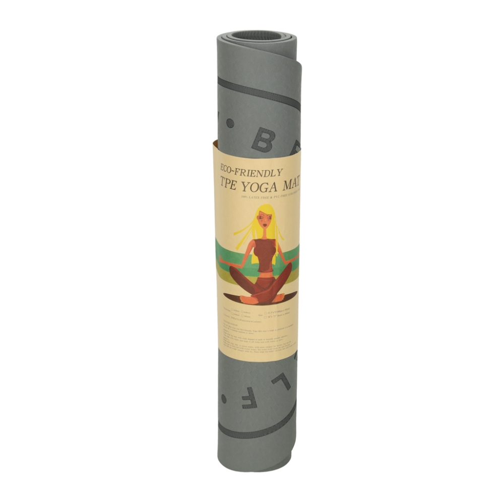 Jogos treniruočių kilimėlis garso izoliacija, neslystantis 127x63x0,6 cm, juodas-Namai, laisvalaikis, turizmas, Sveikata, grožis